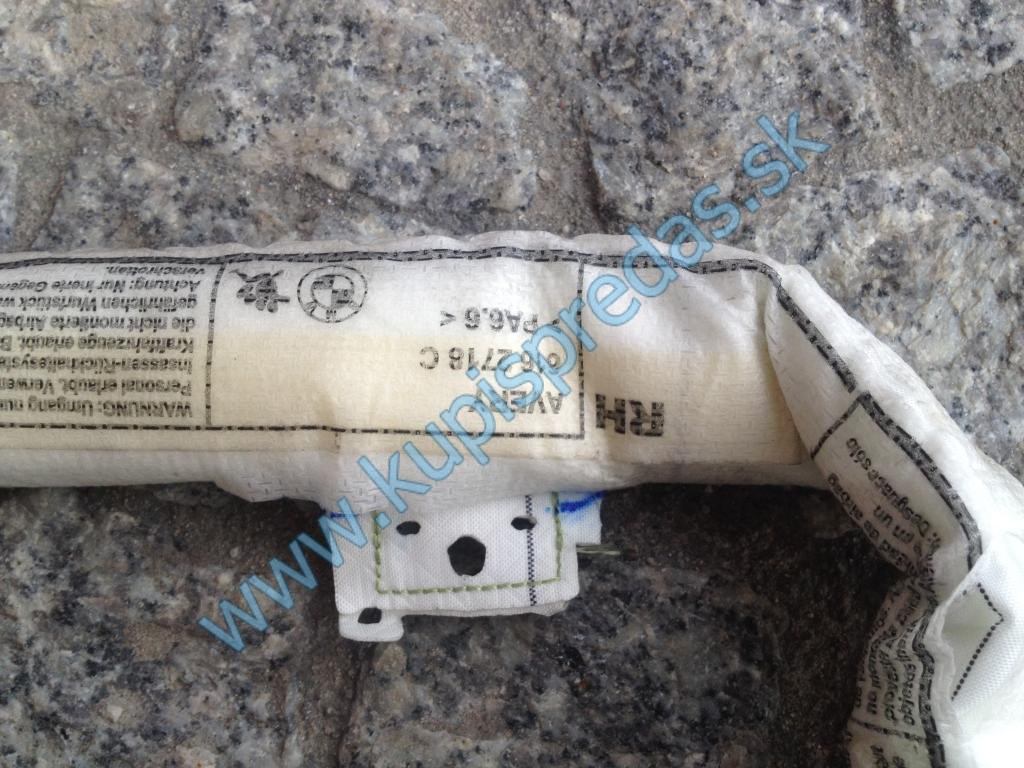 Stropný airbag pravý BMW X5 E70